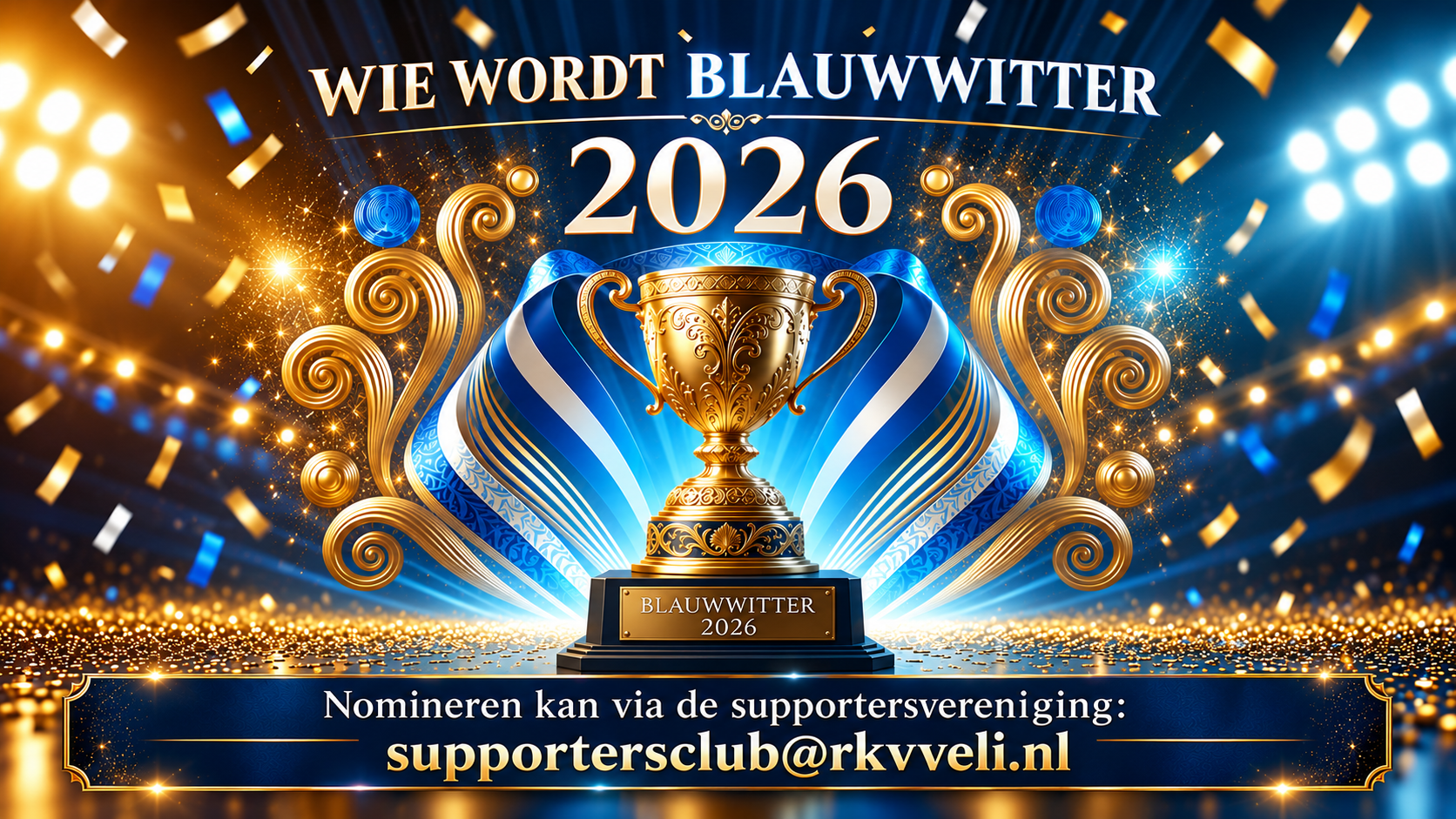 Blauwwitter 2026 – Nominaties geopend!